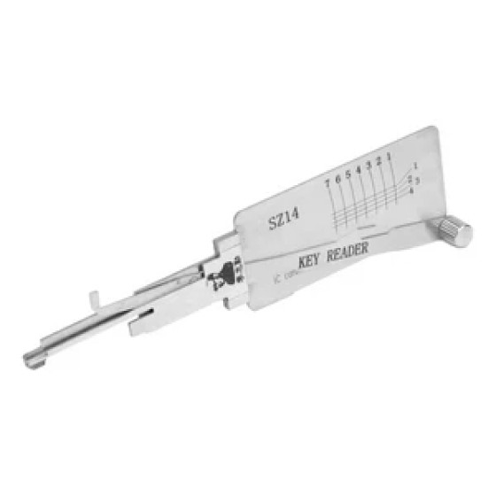 Original Lishi 2 in 1 Decoder & Key Reader SZ14